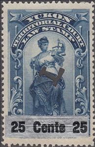 Stamp, Allegory of Justice, Yukon,  , Scales (balance), Statues, Swords, Women