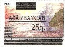 Caspian Sea - Surcharge and Overprint