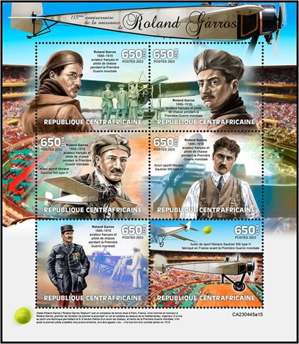 135th Anniversary of the Birth of Roland Garros