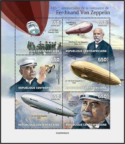 185th Anniversary of the Birth of Ferdinand von Zeppelin