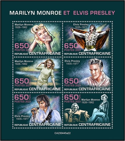 Marilyn Monroe and Elvis Presley