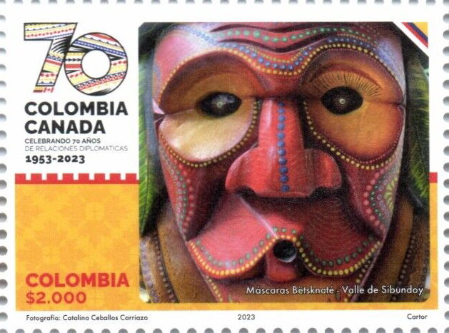 Bëtsknaté Festival Mask, Colombia