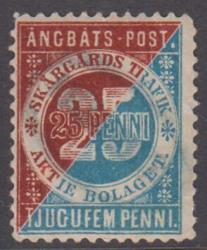 Stamp, Numeral of Value, Finland,  