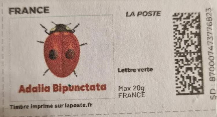 Adalia Bipunctata. Redesign without laposte logo