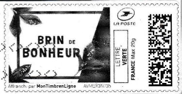 Bit of Happiness. Brin de Bonheur Type 2 in black