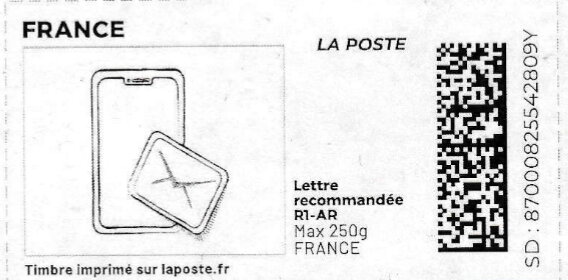 Clipboard/paper and Envelope. Redesign without laposte logo