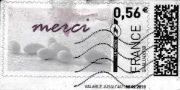 Merci with little white sweets