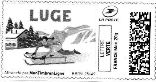 Sledging. Luge in black