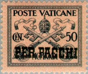 Stamp, Papal coat of arms, Vatican City,  , Coats of Arms