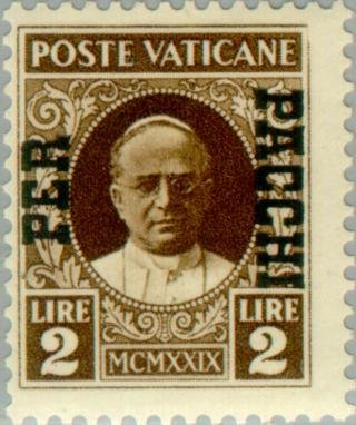 Effigy of Pope Pius XI