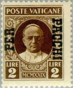 Stamp, Effigy of Pope Pius XI, Vatican City,  , Popes