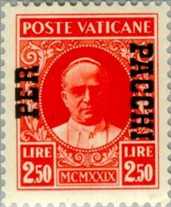 Stamp, Effigy of Pope Pius XI, Vatican City,  , Popes
