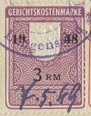 Stamp, Court Fees Embossed coat of arms, Germany, Soviet Occ. of Thuringia,  , Coats of Arms