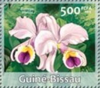 Stamp, Flowers, Guinea-Bissau,  , Flowers, Plants (Flora)