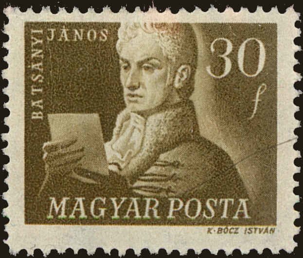János Batsányi (1763-1845) poet