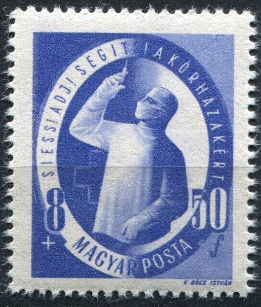 Physician with syringe