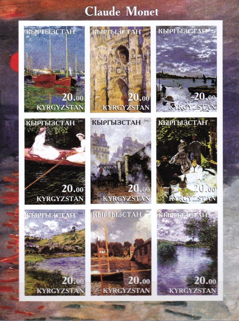 Paintings by Claude Monet