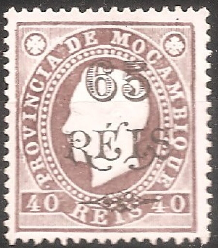 King D. Luis I with surcharge