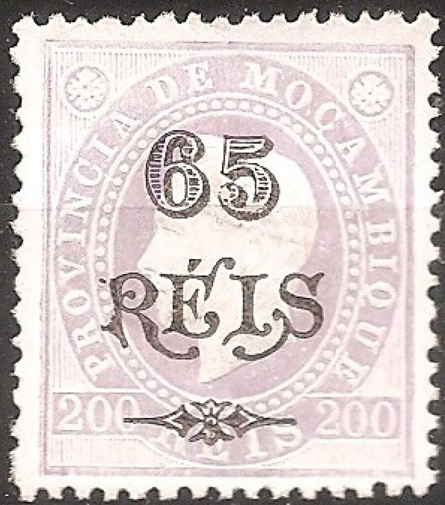 King D. Luis I with surcharge