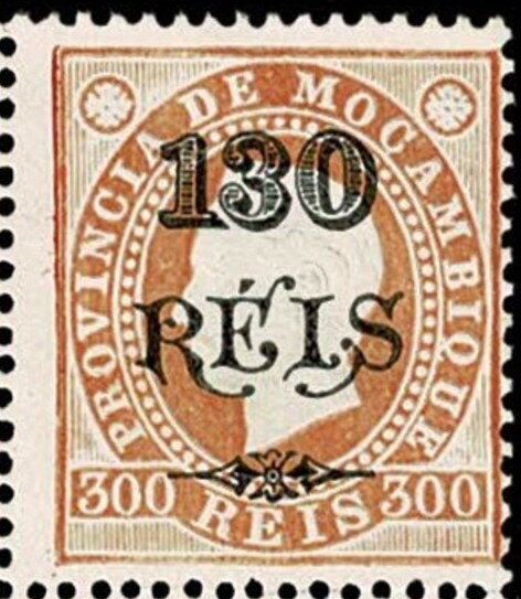 King D. Luis I with surcharge