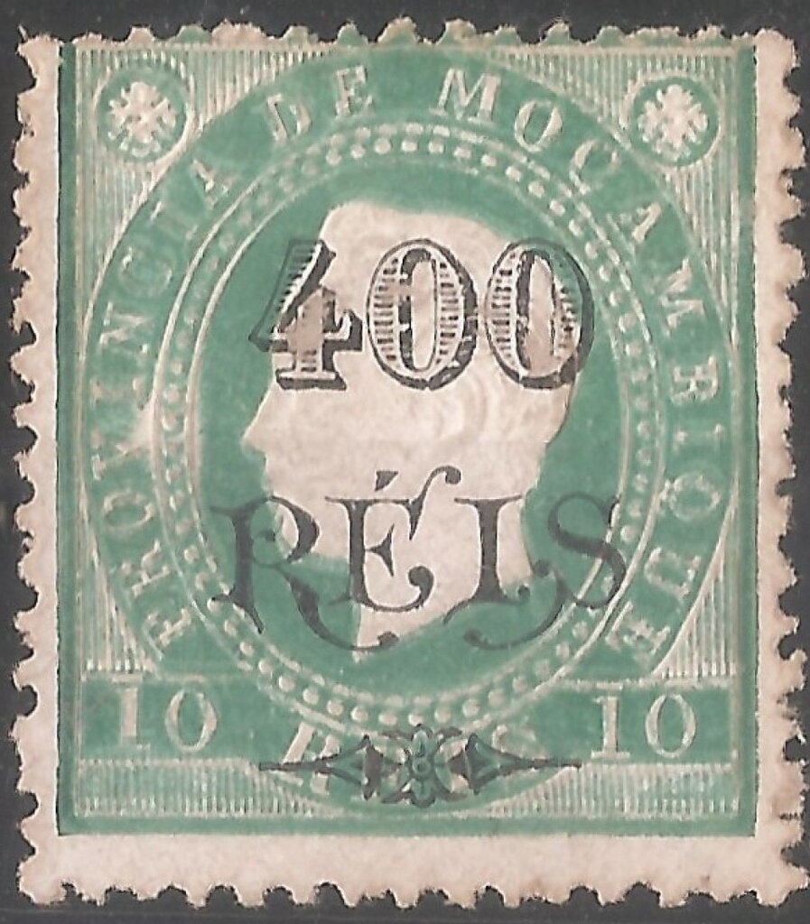 King D. Luis I with surcharge