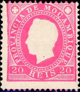 Stamp, King Luis I of Portugal (1838-1889), Mozambique,  , Famous People, Heads of State, Kings, Men, Royalty