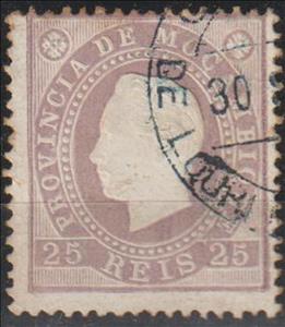 Stamp, King Luis I of Portugal (1838-1889), Mozambique,  , Famous People, Heads of State, Kings, Men, Royalty