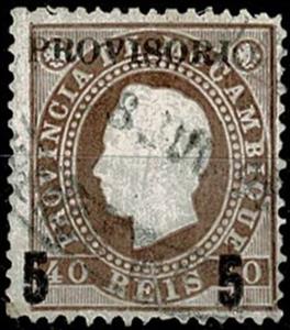 Stamp, King Luis I of Portugal (1838-1889), Mozambique,  , Famous People, Heads of State, Kings, Men, Royalty