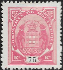 Stamp, Elephants Holding Coat Of Arms, Mozambique Company,  