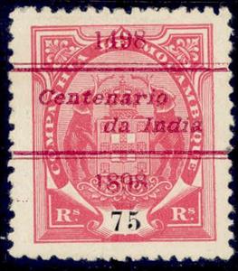 Stamp, Elephants Overcharged 1498 Centenario…, Mozambique Company,  
