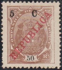 Stamp, Elephants Overcharged In Centavos, Mozambique Company,  