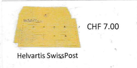 Stamp, Yellow Letters, Switzerland,  , Letters (Mail)