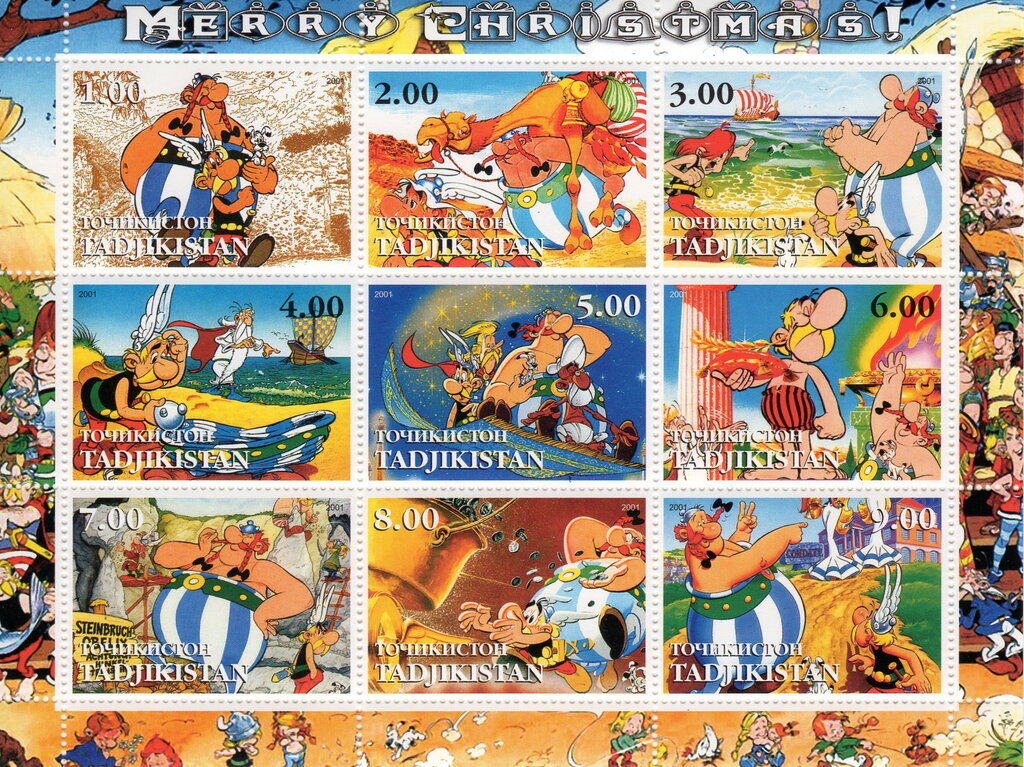 Merry Christmas Asterix Cartoons