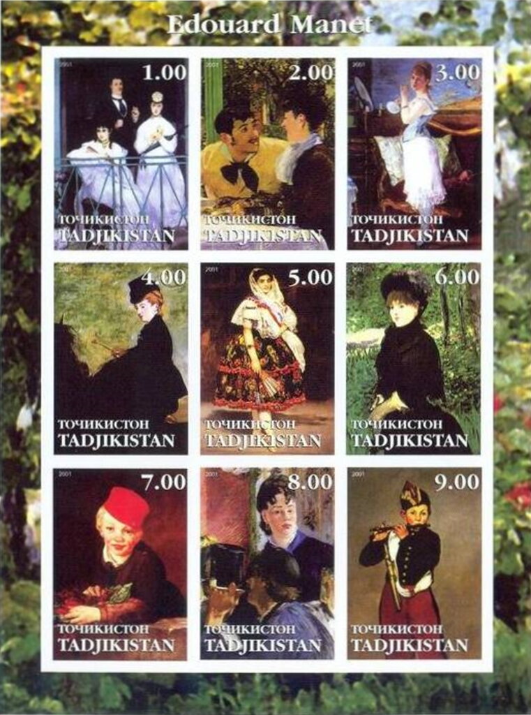 Paintings by Edouard Manet