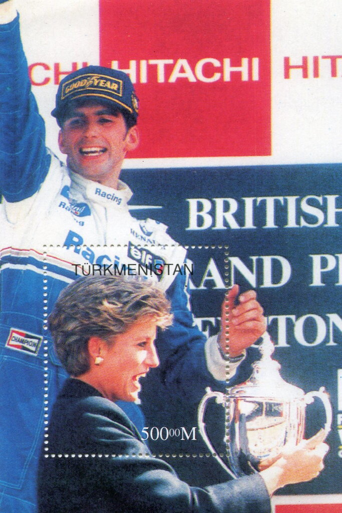 Princess Diana and Demon Hill Formula I Driver