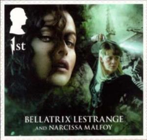 Stamp, Bellatrix Lestrange and Narcissa Malfoy, United Kingdom of Great Britain & Northern Ireland,  , Actors, Books, Harry Potter, film