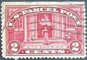 Stamp, City Carrier, United States of America,  , Postal Services, Postal Traffic