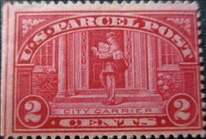 Stamp, City Carrier, United States of America,  , Postal Services, Postal Traffic