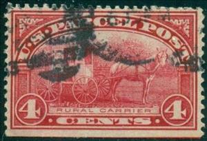 Stamp, Rural Carrier, United States of America,  , Carriages, Horses, Postal Services, Postal Traffic, Postmen