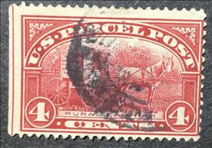 Stamp, Rural Carrier, United States of America,  , Carriages, Horses, Postal Services, Postal Traffic, Postmen