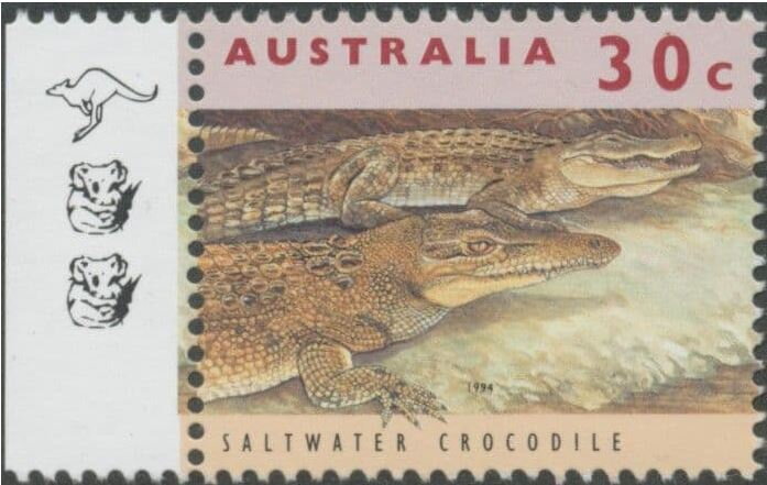 Saltwater Crocodile - 7th Reprint 1 Kangaroo 2 Koala