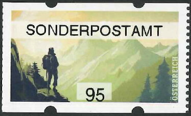 Stamp, Hiking, Austria,  , Heroes