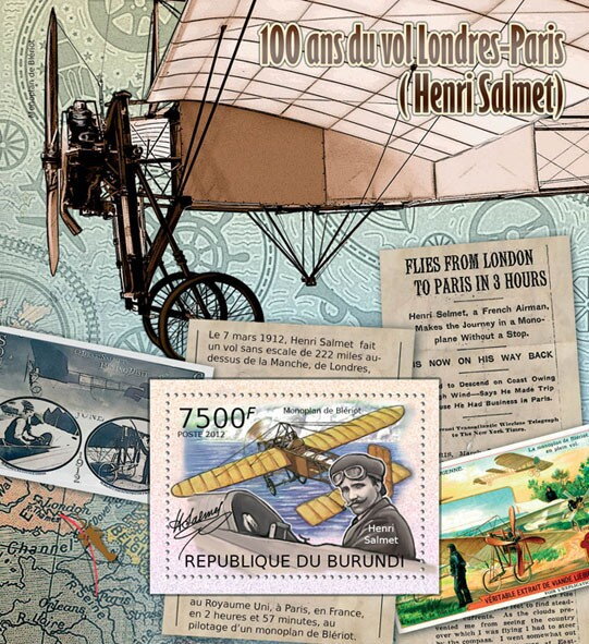 100th Anniversary of the Flight London-Paris