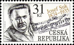 Stamp, Josef Suk, Composer, Czech Republic,  , Composers, Famous People