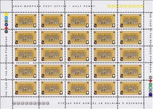 Full Pane, Building, Fantasy Issues,  , Buildings, Post Offices