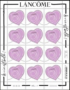 Full Pane, Valentine Hearts : Lancôme Paris, France,  , Hearts, Valentine's Day