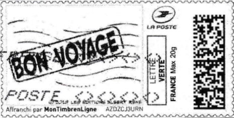 Bon Voyage in black
