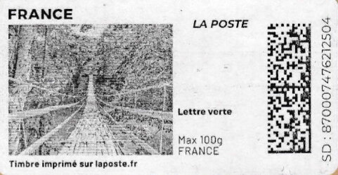 Forest Foot Bridge.. Redesign without Laposte logo in black