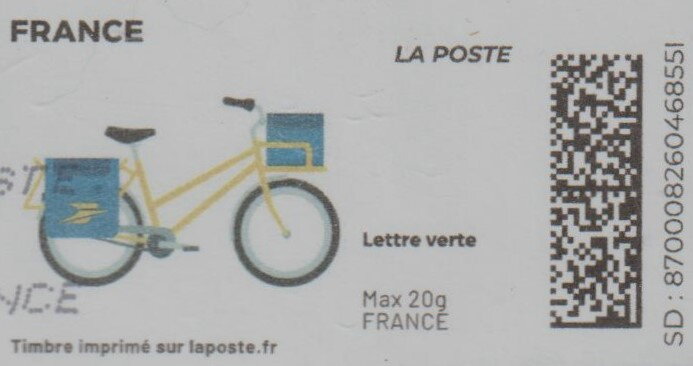 LaPoste Eco-bike in colour