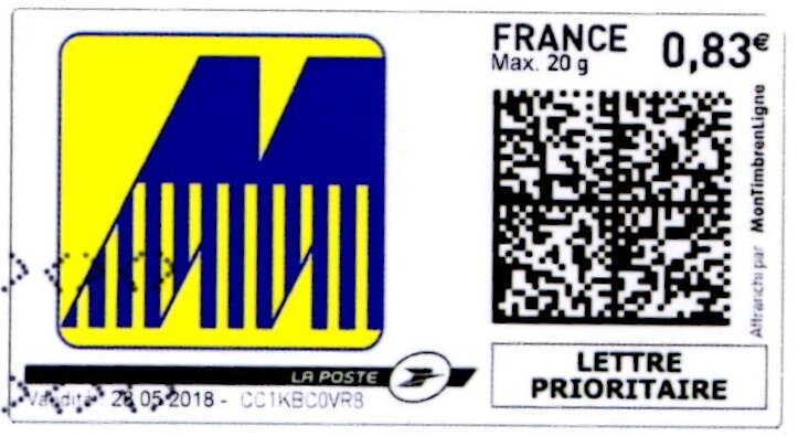 M logo on yellow